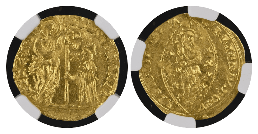 【MS63】1789年?1797年 イタリア ヴェネツィア  ルドヴィコ・マニン ゼッキーノ金貨