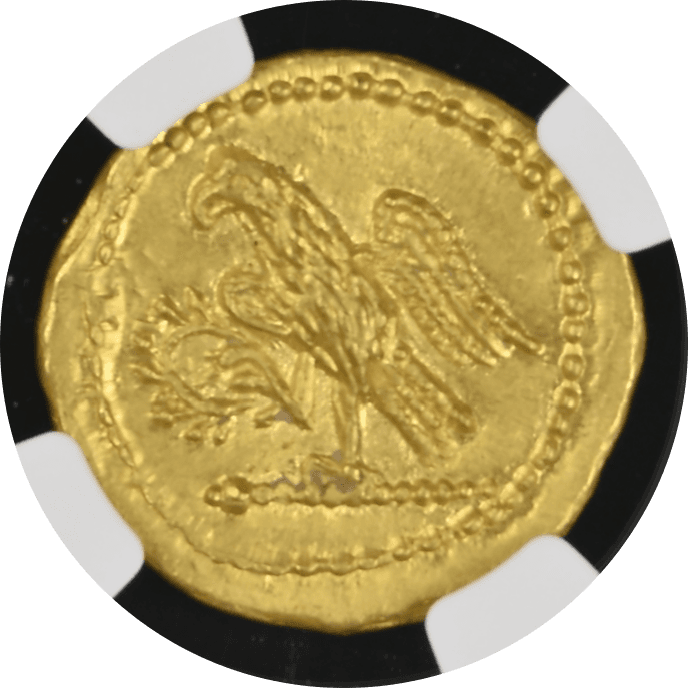 【MS 5/5 4/5】紀元前54年 古代ギリシャ コソン トラキア スキタイ スターテル金貨(裏)