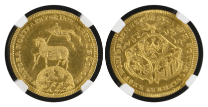 【MS62】1700年 神聖ローマ帝国 ドイツ ニュルンベルク ラムダカット 1ダカット金貨
