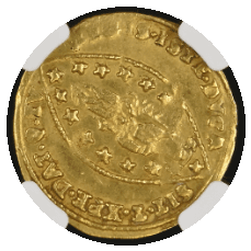【MS61】1789年?97年 イタリア ヴェネツィア ルドヴィコ・マニン ゼッキーノ金貨(裏)
