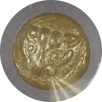 【AU★ 5/5 5/5】紀元前600年〜550年 古代ギリシア イオニア国 1/12スターテル エレクトラム貨(表)