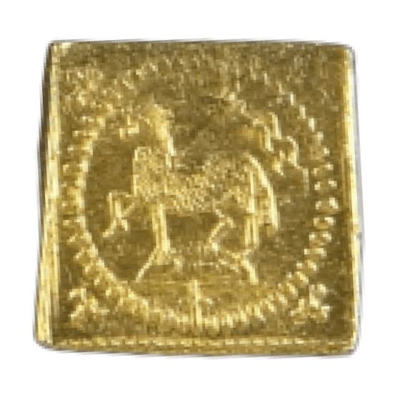 【MS63】1700年 神聖ローマ帝国 ドイツ ニュルンベルク 角ラムダカット 1/8ダカット金貨(表)