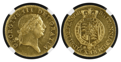 【MS61】1813年 イギリス ジョージ3世 ミリタリーギニー金貨