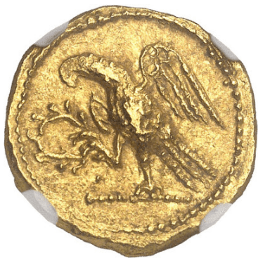 【MS 4/5 4/5】紀元前54年 古代ギリシア コソン トラキア スキタイ スターテル金貨(表)